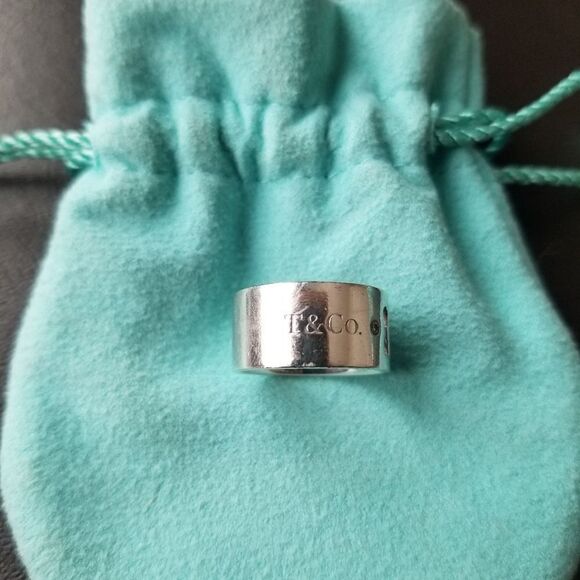 Tiffany & Co. Diamond Keyhole Ring - Picture 2 of 6